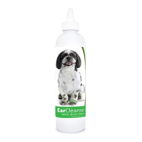 Pamperedpets 8 oz Shih-Poo Ear Cleanse with Aloe Vera Cucumber Melon PA1554456 - main
